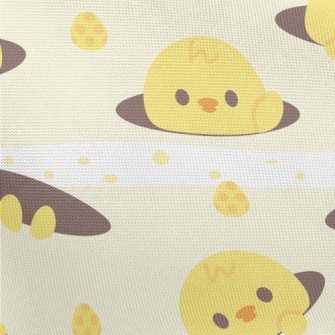 Yellow Chick Hide And Seek Pongee