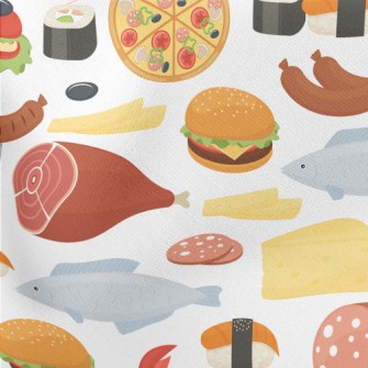 A Hearty Meal Lightweight Cotton Poplin