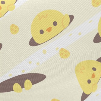 Yellow Chick Hide And Seek Midweight Cotton Poplin