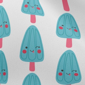 Playful Blue Popsicle Chiffon