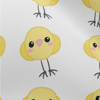 Round Little Yellow Chicken Chiffon
