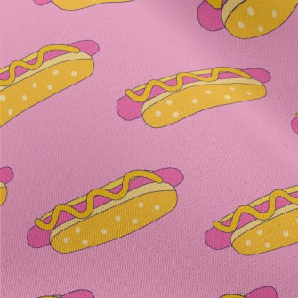 Colorful American Hot Dog Burg Chiffon