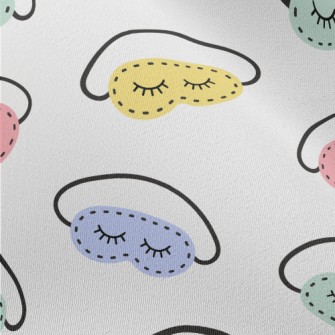 Hand-painted Colorful Eye Mask Chiffon