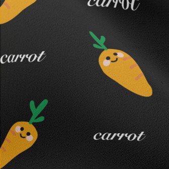 Hand Drawn Cartoon Carrot Chiffon