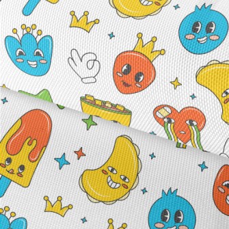 Naughty Cartoon Style Waterproof Oxford