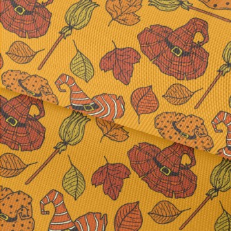 Hand Drawn Patterned Wizard Ha Waterproof Oxford