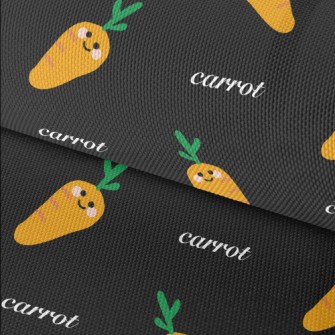 Hand Drawn Cartoon Carrot Waterproof Oxford