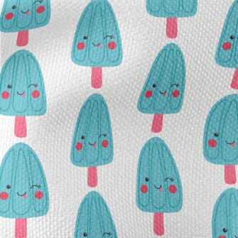Playful Blue Popsicle Waterproof Canvas