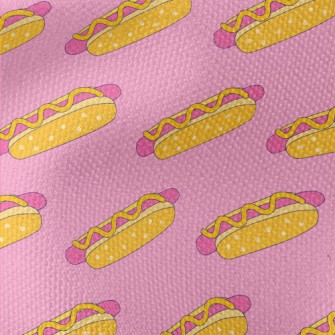 Colorful American Hot Dog Burg Waterproof Canvas