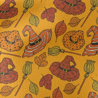 Hand Drawn Patterned Wizard Ha Waterproof Canvas