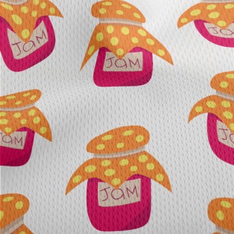 Lovely Handmade Jam Athletic Mesh Flat Back