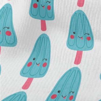 Playful Blue Popsicle Terry