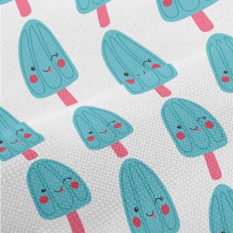 Playful Blue Popsicle Performance Linen
