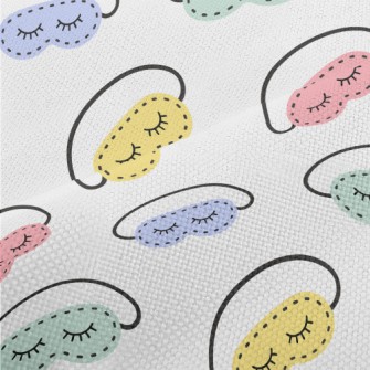 Hand-painted Colorful Eye Mask Performance Linen
