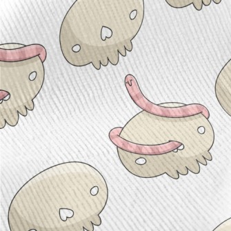 Cartoon Earthworm With Bones Standard Corduroy