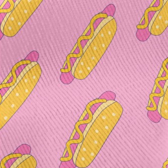 Colorful American Hot Dog Burg Standard Corduroy