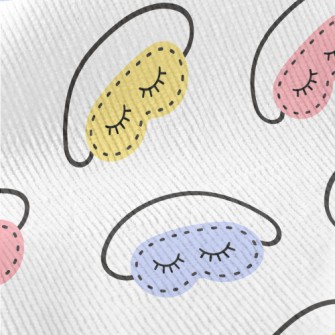 Hand-painted Colorful Eye Mask Standard Corduroy