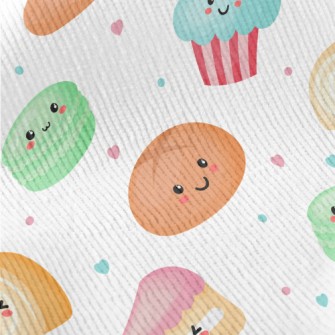 Happy Cute Dessert Standard Corduroy