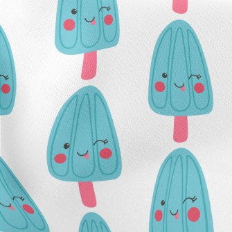 Playful Blue Popsicle Stretch Ponte