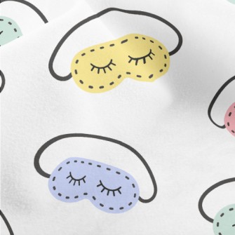 Hand-painted Colorful Eye Mask Micro Fleece