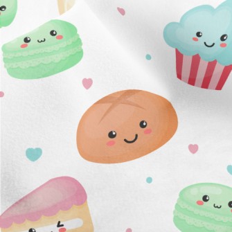 Happy Cute Dessert Micro Fleece