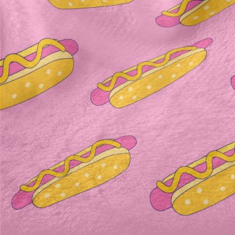 Colorful American Hot Dog Burg Minky