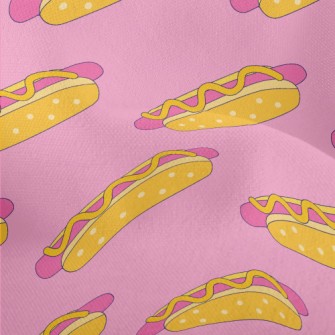 Colorful American Hot Dog Burg Lightweight Performance Linen