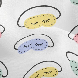 Hand-painted Colorful Eye Mask Lightweight Performance Linen