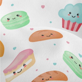 Happy Cute Dessert Lightweight Performance Linen