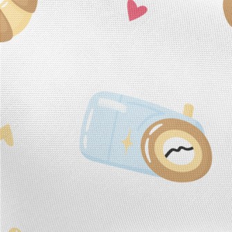Cartoon Camera With Dessert Pongee