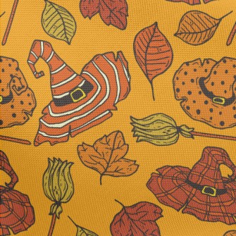 Hand Drawn Patterned Wizard Ha Pongee