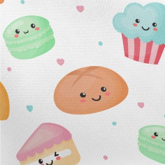 Happy Cute Dessert Pongee