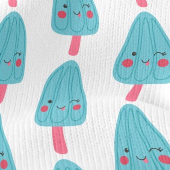 Playful Blue Popsicle Stretch Jersey