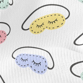 Hand-painted Colorful Eye Mask Stretch Jersey