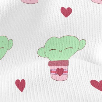 Happy Love Cactus Stretch Jersey