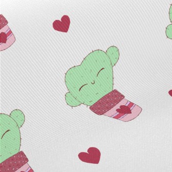 Happy Love Cactus Midweight Cotton Poplin