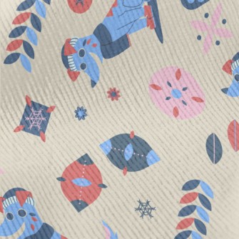 Happy Winter Puppy Standard Corduroy
