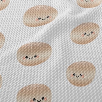 Cute Jam Donut Birdseye Piqué