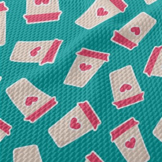 Love Hot Drink Cup Birdseye Piqué