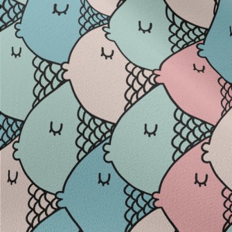 Funny Cartoon Fish Head Chiffon