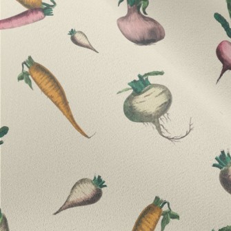 Realistic Hand Drawn Vegetable Chiffon