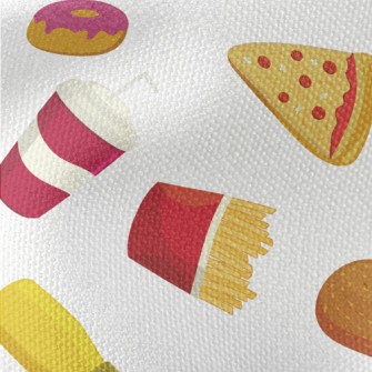 Classic American Fast Food Waterproof Canvas