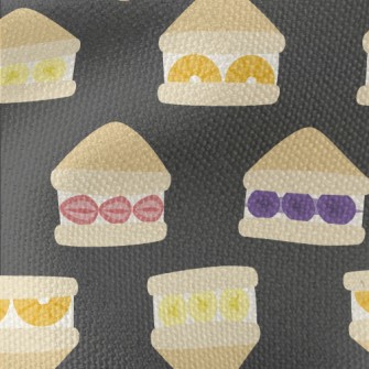 Cute Fruit Sandwich Waterproof Canvas