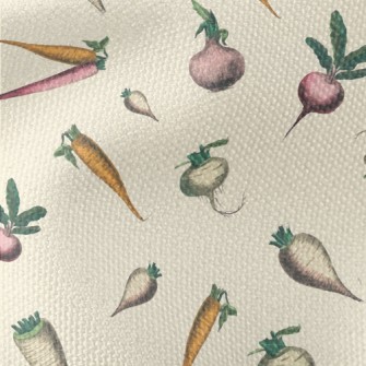 Realistic Hand Drawn Vegetable Waterproof Canvas