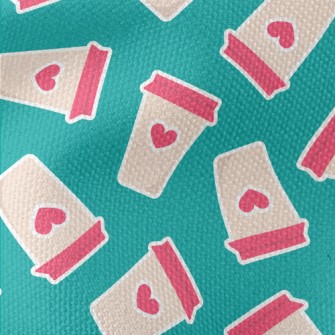 Love Hot Drink Cup Waterproof Canvas