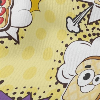 Cartoon Toast Dishes Terry