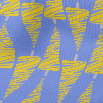 Abstract Yellow Christmas Tree Terry