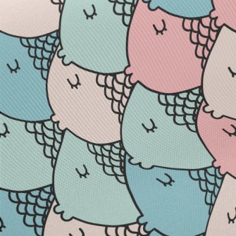 Funny Cartoon Fish Head Twill