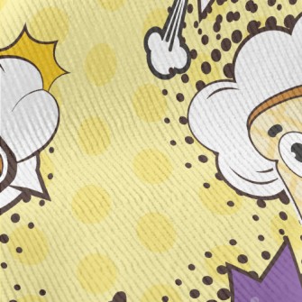 Cartoon Toast Dishes Standard Corduroy