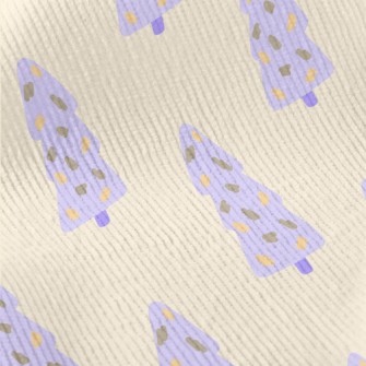 Hand Drawn Purple Christmas Tr Standard Corduroy